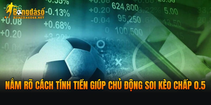 Nắm rõ cách tính tiền giúp bạn chủ động soi kèo chấp 0.5