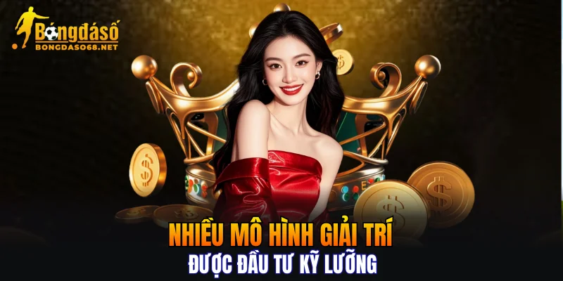 Nhiều mô hình giải trí được đầu tư kỹ lưỡng