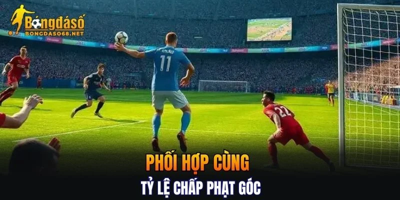 Chiến thuật phối hợp cùng tỷ lệ chấp phạt góc