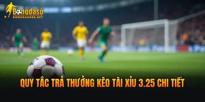 Quy tắc trả thưởng kèo Tài xỉu 3.25 chi tiết