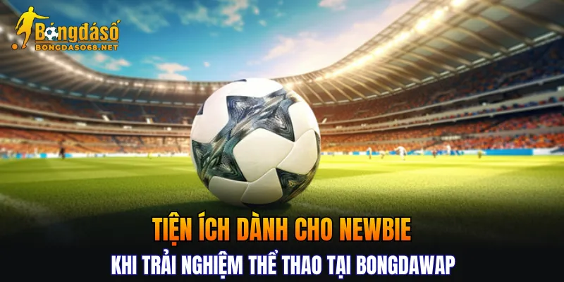 Tiện ích dành cho newbie khi trải nghiệm thể thao tại Bongdawap