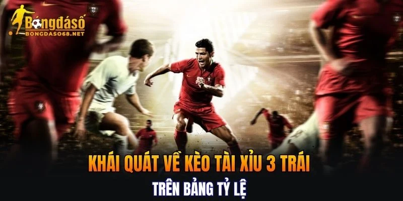 Khái quát về kèo Tài Xỉu 3 trái trên bảng tỷ lệ