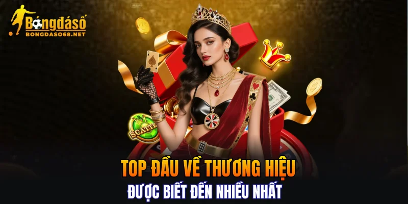 Top đầu về thương hiệu được biết đến nhiều nhất
